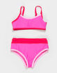 FEATHER 4 ARROW Retro Ringer Girls Bralette Bikini Set image number 3