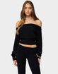 EDIKTED Skyla Off Shoulder Knit Sweater image number 1