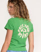 RVCA 411 Womens Fitted Baby Tee image number 4