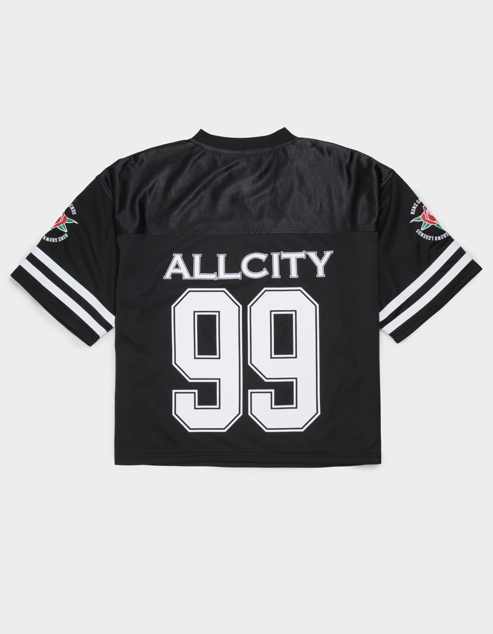 RSQ Mens Baggy Crop Mesh Jersey - BLACK | Tillys