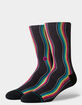 STANCE Rainbow Wave Mens Crew Socks image number 1
