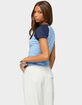 EDIKTED Uruguay Contrast Raglan Tee image number 3