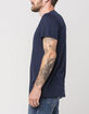 BLUE CROWN Solid Mens T-Shirt image number 3