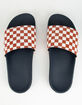 VANS Slide-On Checkerboard Burnt Brick Mens Sandals image number 2