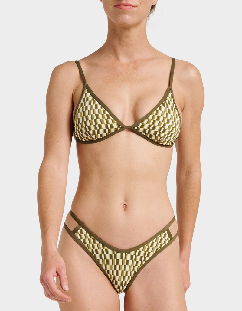 QUIKSILVER Dylan Tile Cut Out Bikini Bottoms image number 0