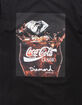 DIAMOND SUPPLY CO. x Coca-Cola Photo Black Mens T-Shirt image number 2