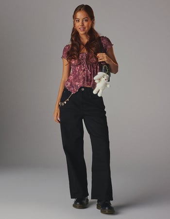 BDG Urban Outfitters Jaya Womens Low Rise Ultra Loose Jeans Primary Image