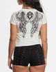 AFFLICTION Wash Womens Baby Tee image number 2