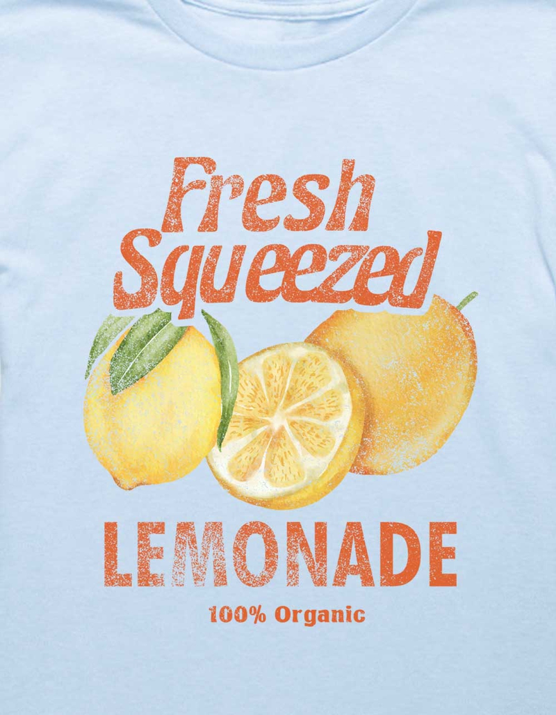 LEMONADE Fresh Squeezed Distressed Unisex Kids Tee image number 1