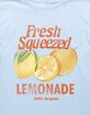 LEMONADE Fresh Squeezed Distressed Unisex Kids Tee image number 2