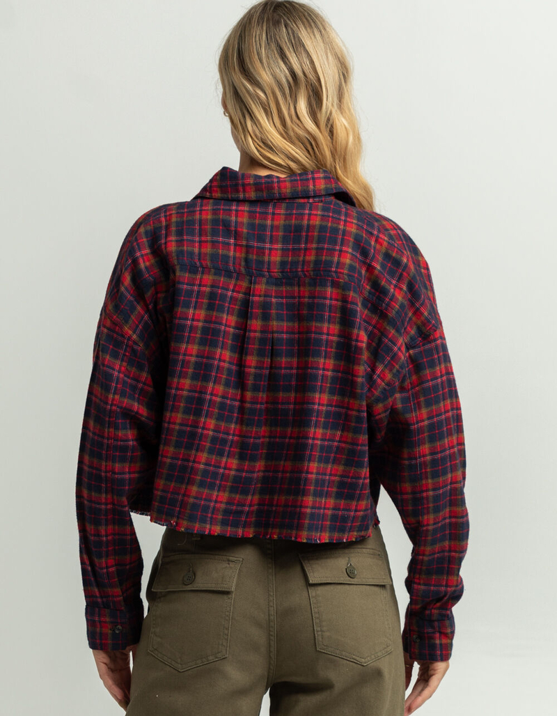 BDG Urban Outfitters Brendan Womens Cropped Flannel image number 2
