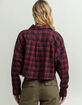 BDG Urban Outfitters Brendan Womens Cropped Flannel image number 3