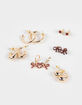 FULL TILT 6 Pack Bow/Hoop Earrings image number 1