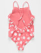 ROXY Teeny Everglow Little Girls One Piece Swimsuit (4-6) image number 2