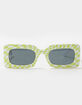 BLUE CROWN Warped Check Sunglasses image number 2