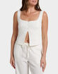QUIKSILVER Maci Solid Textured Womens Tank Top image number 1