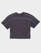 RSQ Mens Seamed Baggy Crop Tee image number 1