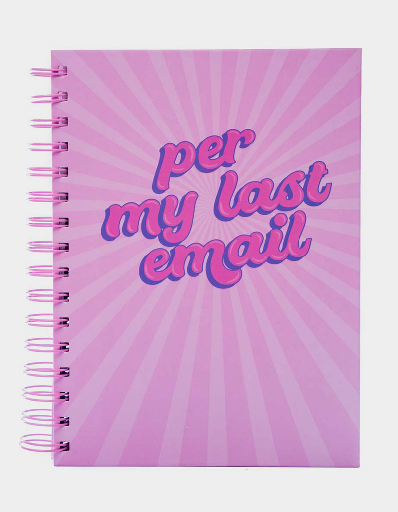 Per My Last Email Notebook image number 0