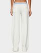 EDIKTED Miya Stripey Knit Pants image number 3