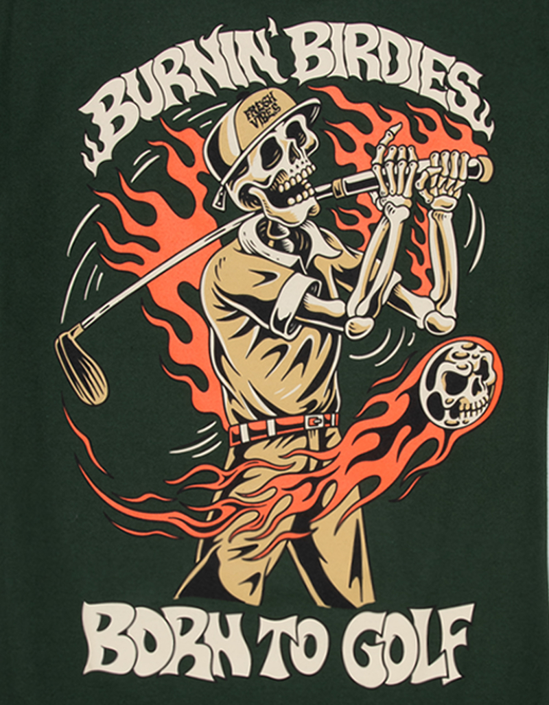 FRESH VIBES Born To Golf Mens Tee image number 2