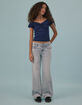 RSQ Girls Low Rise Wide Leg Jeans image number 1