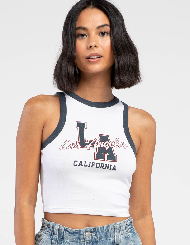 RSQ LA Womens Ringer Tank Top image number 0