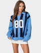 EDIKTED Larson Oversized Polo Sweater image number 1