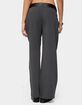 EDIKTED Andy Double Belt Straight Leg Tailored Pants image number 3