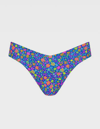 KULANI KINIS Electric Bloom Cheeky V Bikini Bottoms Alternative Image