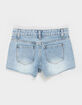 RSQ Girls Bow Low Rise Denim Shorts image number 3