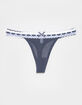 FULL TILT Ribbon Lace Trim Thong image number 1