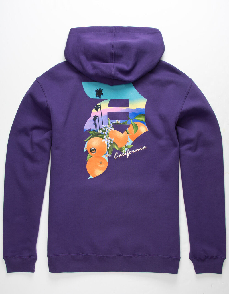 PRIMITIVE Dirty P California Purple Mens Hoodie image number 0