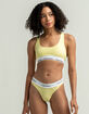 CALVIN KLEIN Yellow Thong image number 1