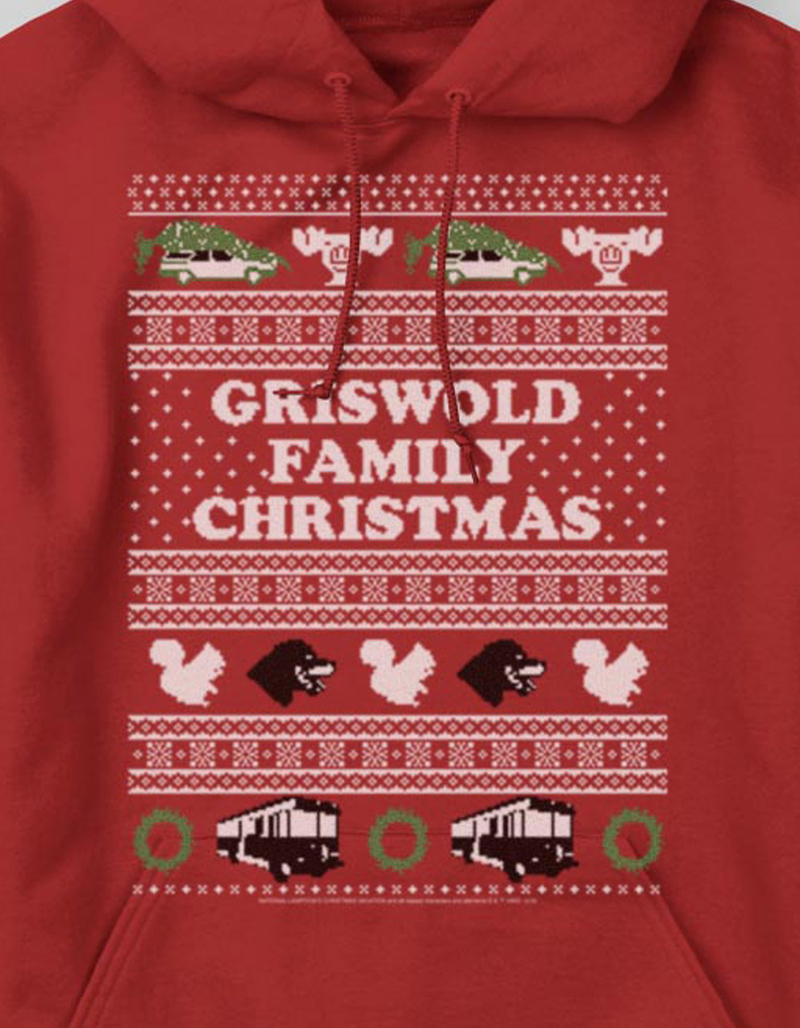 NATIONAL LAMPOON'S CHRISTMAS VACATION Griswold Family Unisex Ugly Hoodie image number 1