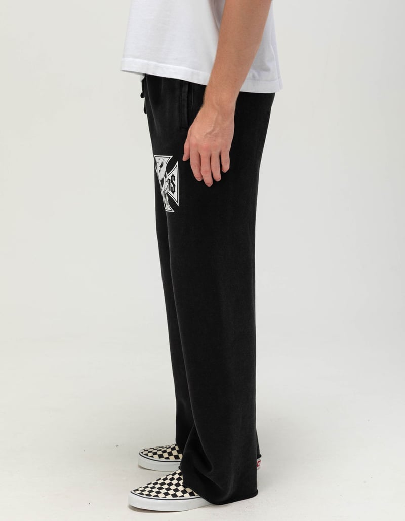 WEST COAST CHOPPERS Skeleton Moto Logo Mens Sweatpants image number 1