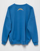 NFL Los Angeles Chargers Embroidered Mens Crewneck Sweatshirt image number 6