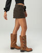 BDG Urban Outfitters 5-Pocket Ultra Mini Leopard Womens Skirt image number 3