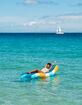 POOLCANDY Good Vibes Deluxe Inflatable Pool Chaise Lounger image number 6