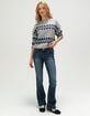 RSQ Womens Geometric Pullover Sweater image number 2