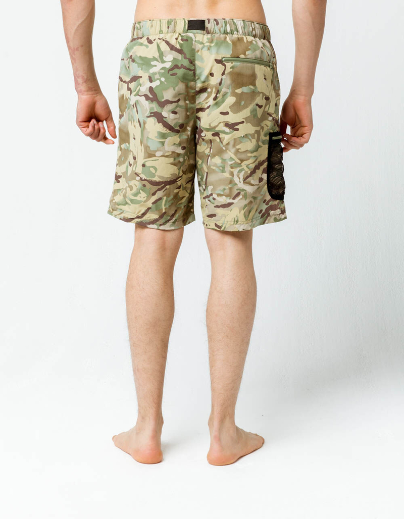 HUF Crosby Camo Mens Volley Shorts image number 4