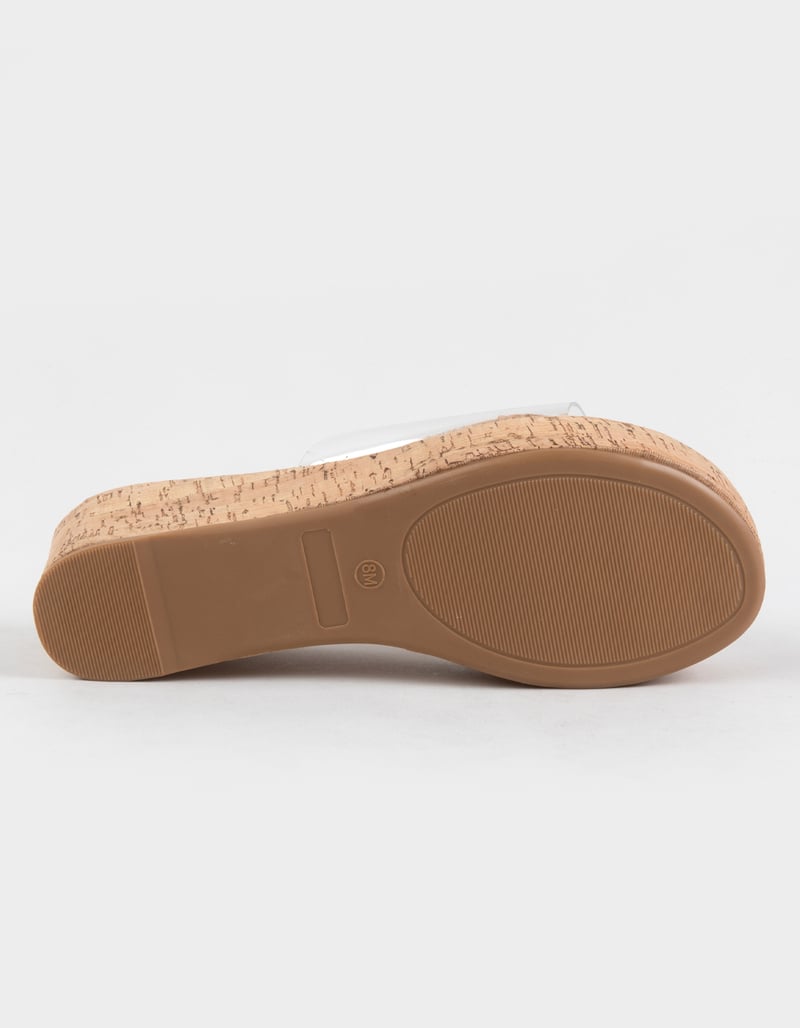 BAMBOO Beyond Womens Wedge Sandals image number 4