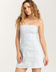 RSQ Womens Tube Denim Dress image number 1