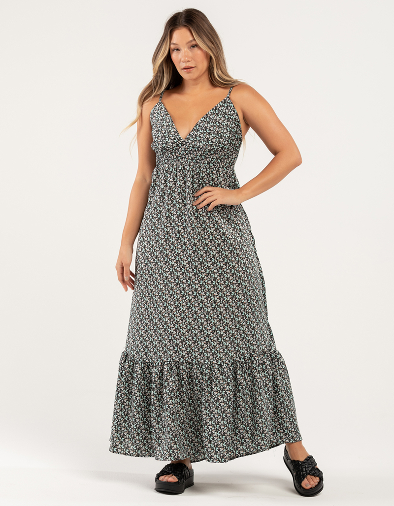KNOW ONE CARES Ruffle Hem Maxi Dress image number 3