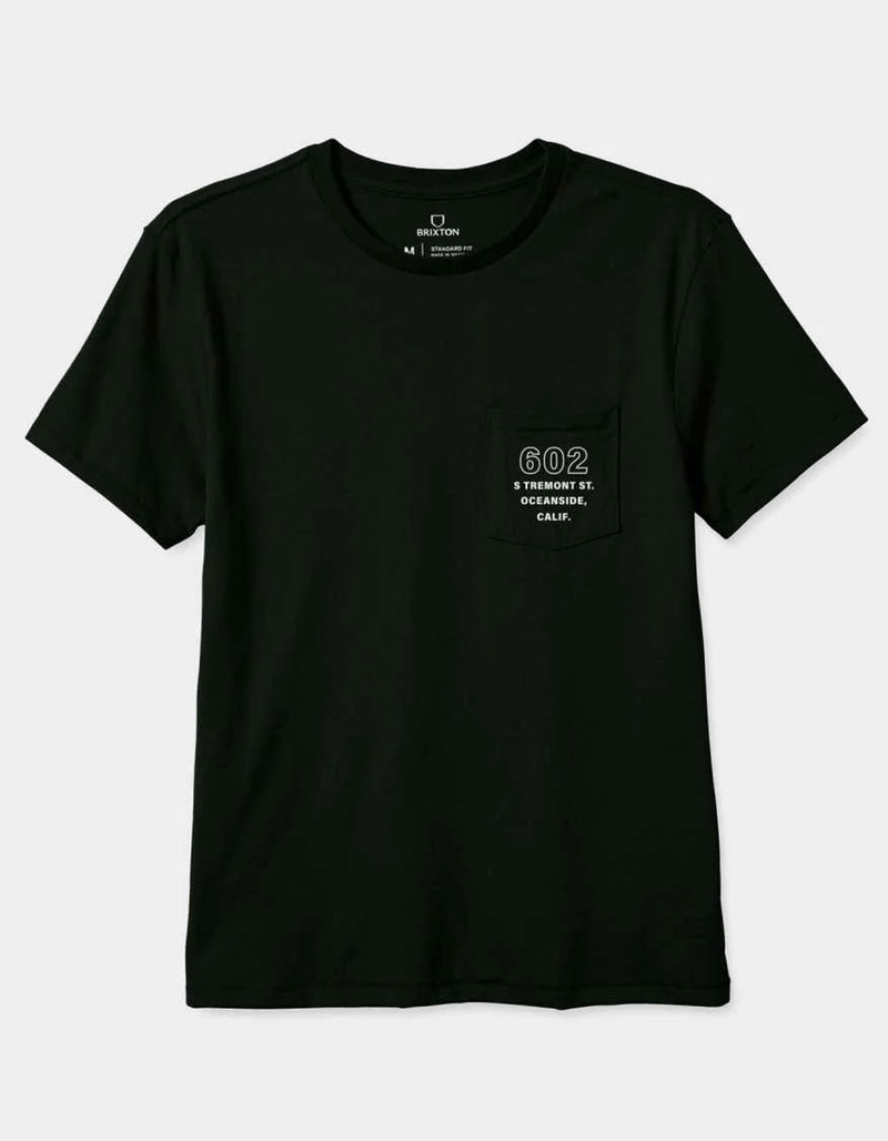 BRIXTON Haven Mens Pocket Tee image number 1