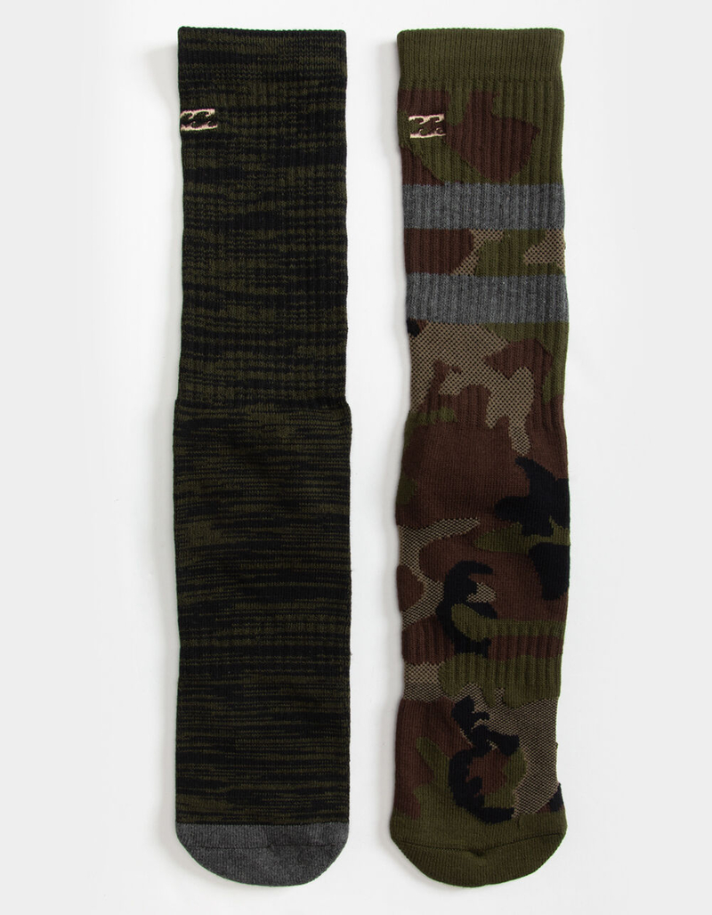 BILLABONG 2 Pack Mens Crew Socks image number 0