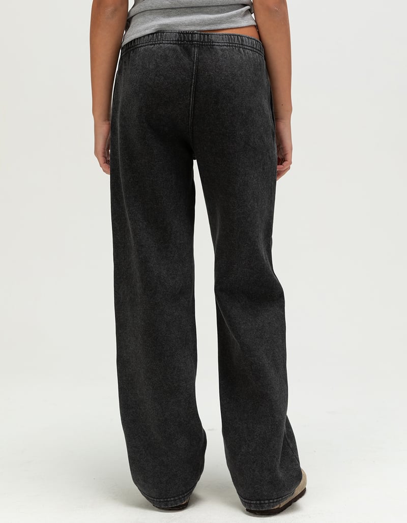 FULL TILT Girls Wide Leg Washed Sweatpants image number 5