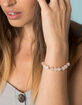 WEST OF MELROSE Rose Quartz Beaded Bracelet image number 1