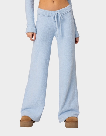 EDIKTED Plush Super Soft Knit Pants Primary Image