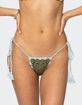 EDIKTED Crochet String Bikini Bottoms image number 2