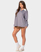 EDIKTED Stripey Oversized Collared Shirt image number 4